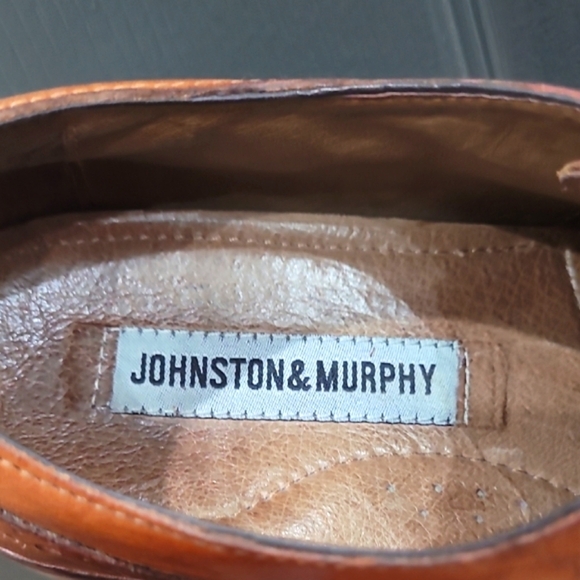 Johnston & Murphy Brown Leather Men's Derbys - Picture 2 of 7